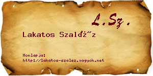 Lakatos Szaléz névjegykártya